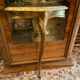 Wall console in gilded wood marble top Louis XV style