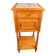Neo-Louis XVI Nightstand in Spotted Maple & White Marble (Late 19th Century)