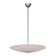 Bauhaus Chandelier in Chrome, Steel and Frosted Glass, Czech, 1940s