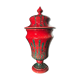 Vase à couvercle en céramique Italienne vintage