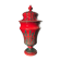 Vase à couvercle en céramique Italienne vintage