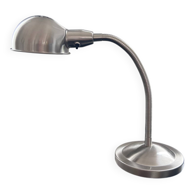 Lampe de bureau métal argent