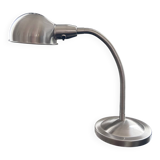 Silver metal desk lamp