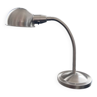 Silver metal desk lamp