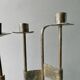 Pair of bronze candlesticks