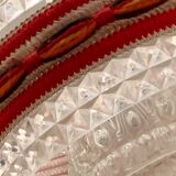 Glass and plexiglass pendant light, 1970