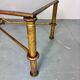 Brass coffee table in Regency style by Giovani Banci for Hermès, Italy, 1970s.