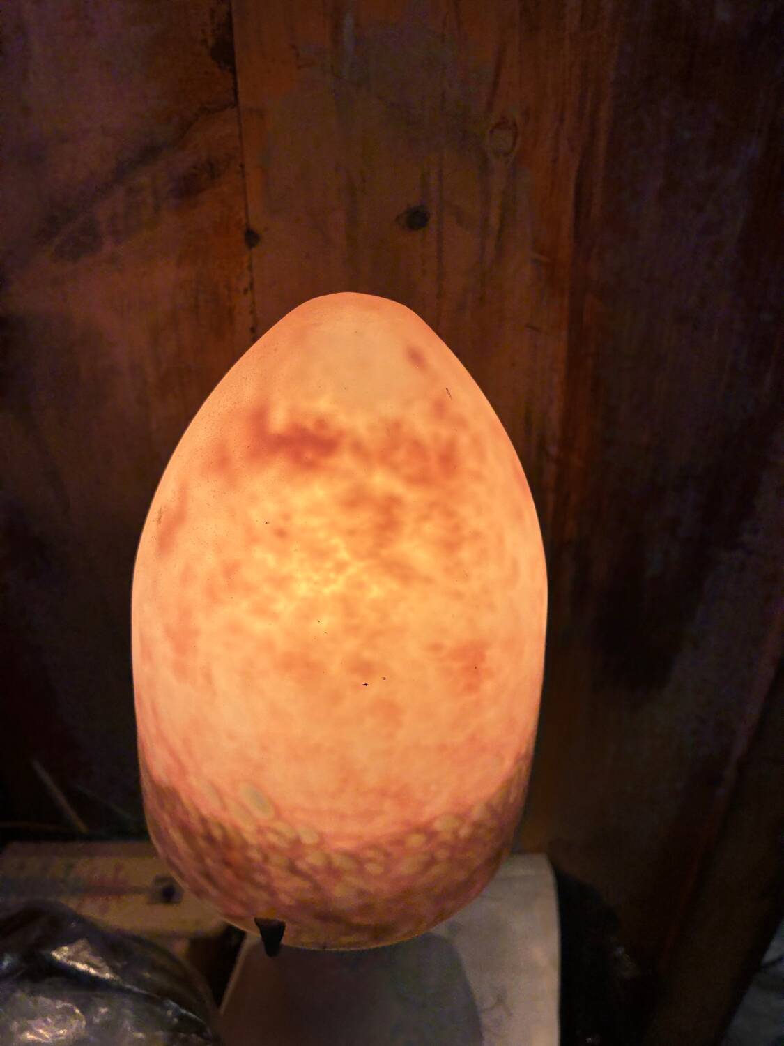 Glass paste lamp