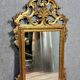Very large Louis XV Venetian mirror in gilded wood circa 1900