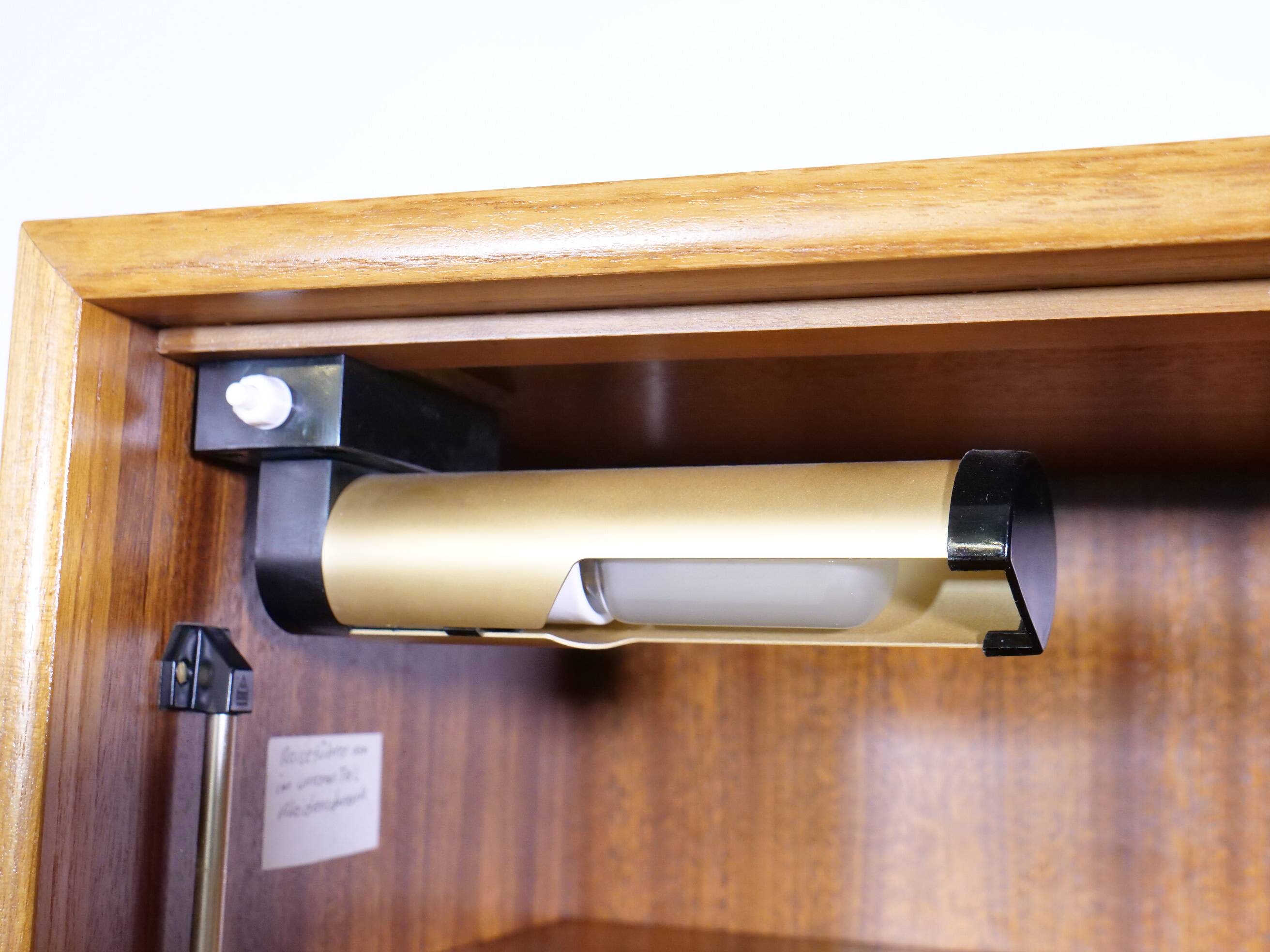 Teak secretary highboard from WK Möbel, 1960s