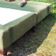 Louis XIII Style Convertible Sofa Sheep Bones
