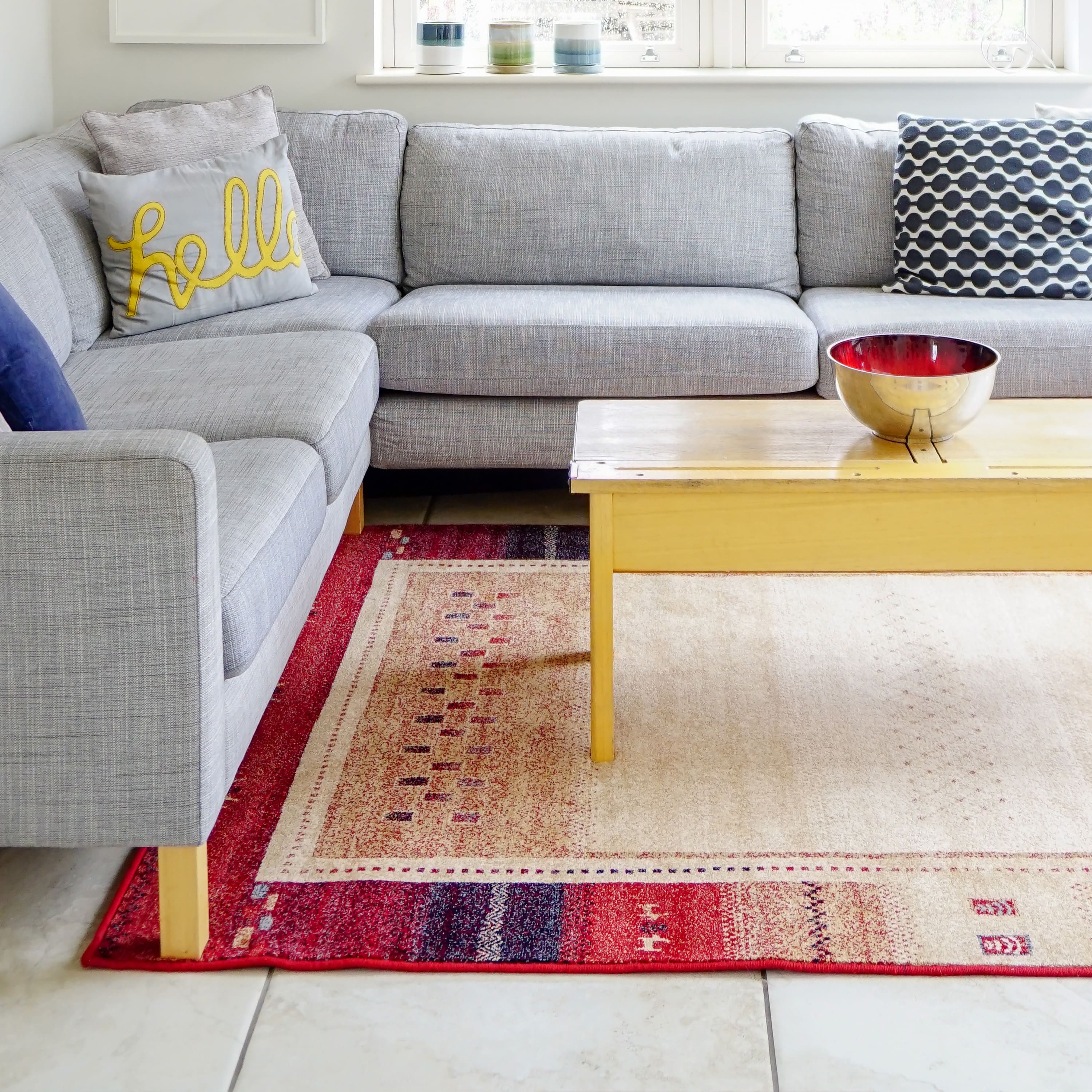 2x3m wool ethnic carpet