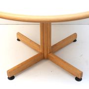 4x Vintage round dining table by Bruno Rey for Kusch and Co from the 1970s