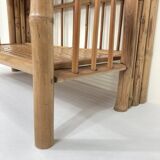 Foldable bamboo shelf