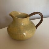 Pitcher vase glazed earth Etienne Noël Dieulefit 1950