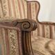 Bergère de style Louis XVI en chêne