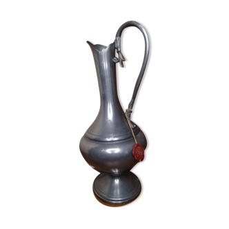 Vintage pewter carafe