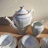 Service à thé en porcelaine de Sologne