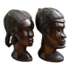 Paire de sculptures africaines années 50