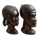 Paire de sculptures africaines années 50