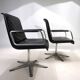 Set of 2 Wilkhahn Delta conference/dining chairs from the Delta Group