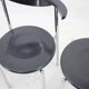 Set of Three Mid Century Dining Chairs, Germany, 1980s