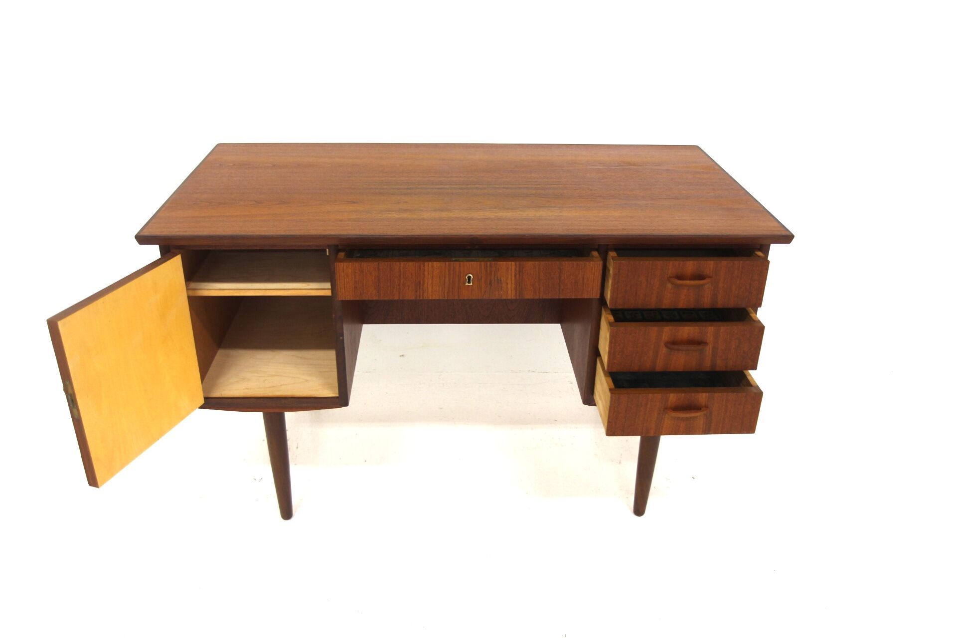 Scandinavian teak desk, Sweden, 1960