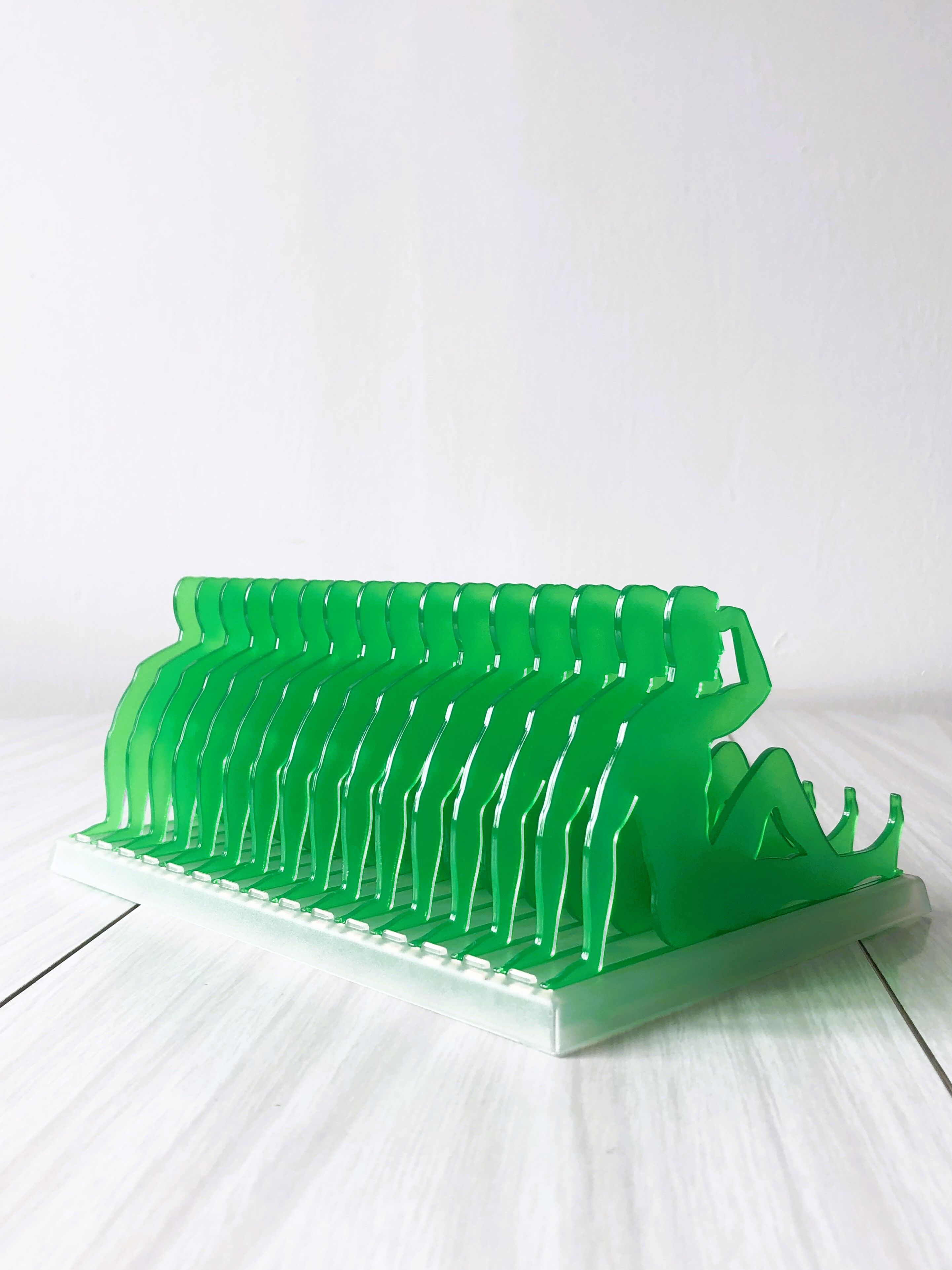 Green vinyl storage 90s', Peter Solomon SALLY