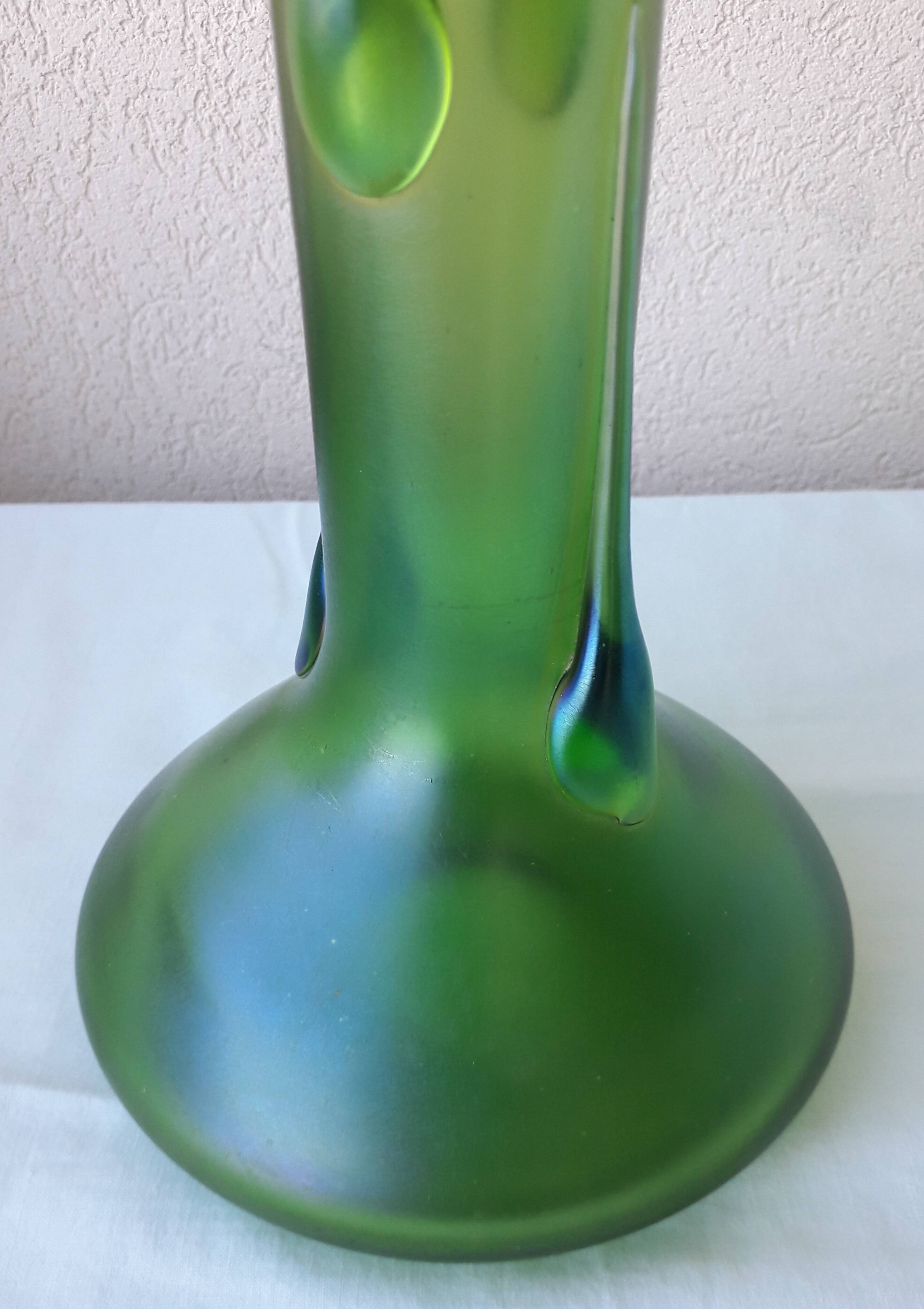 Loetz glass vase