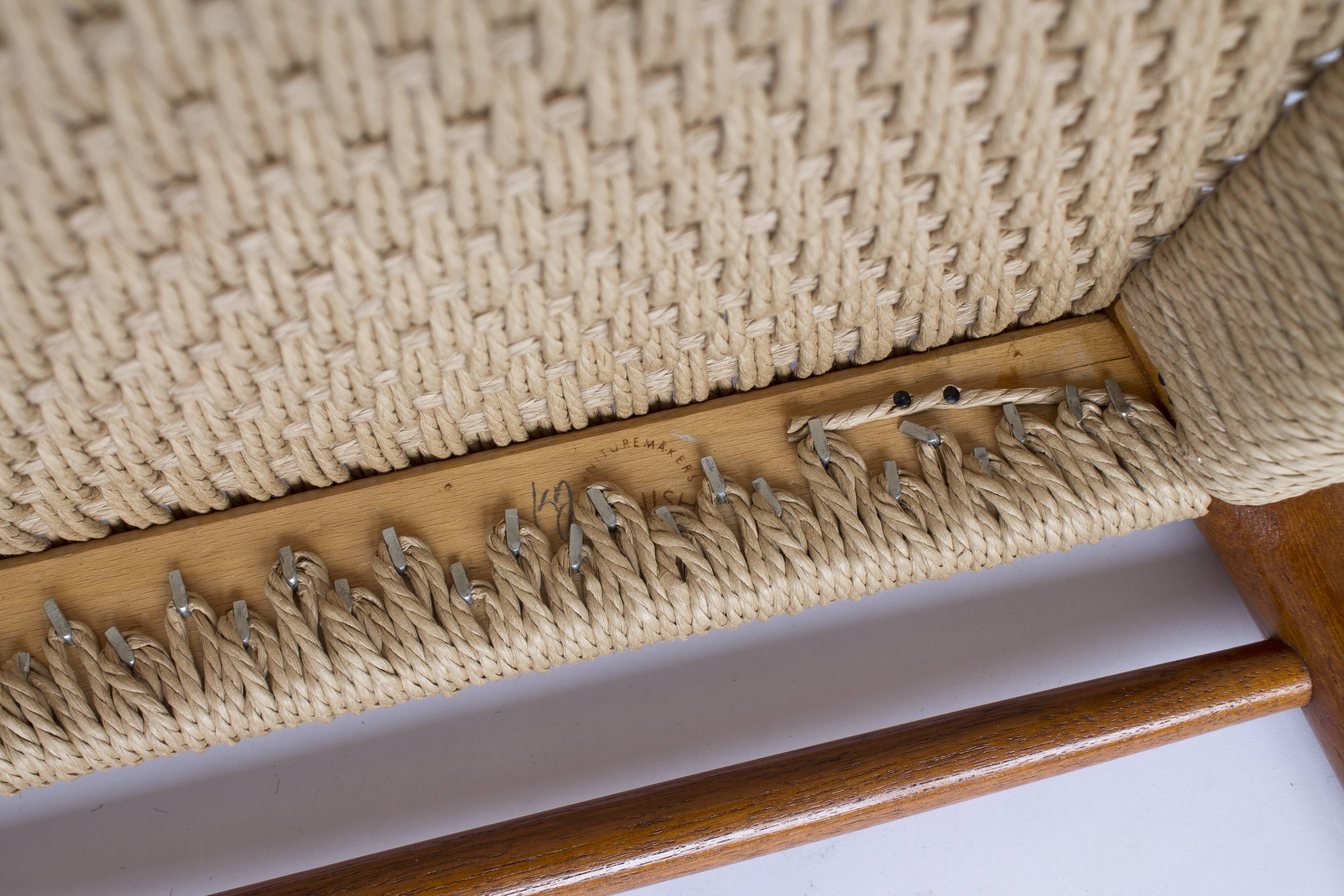 4 chairs model 75 by Niels Møller  1950