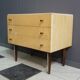 Commode en bois blond années 1960