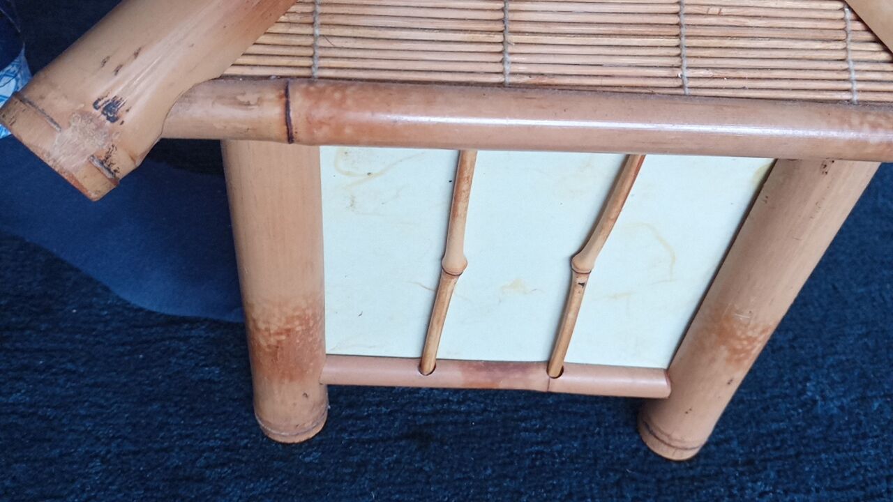 Vintage bamboo suspension