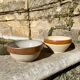 Antique stoneware salad bowls