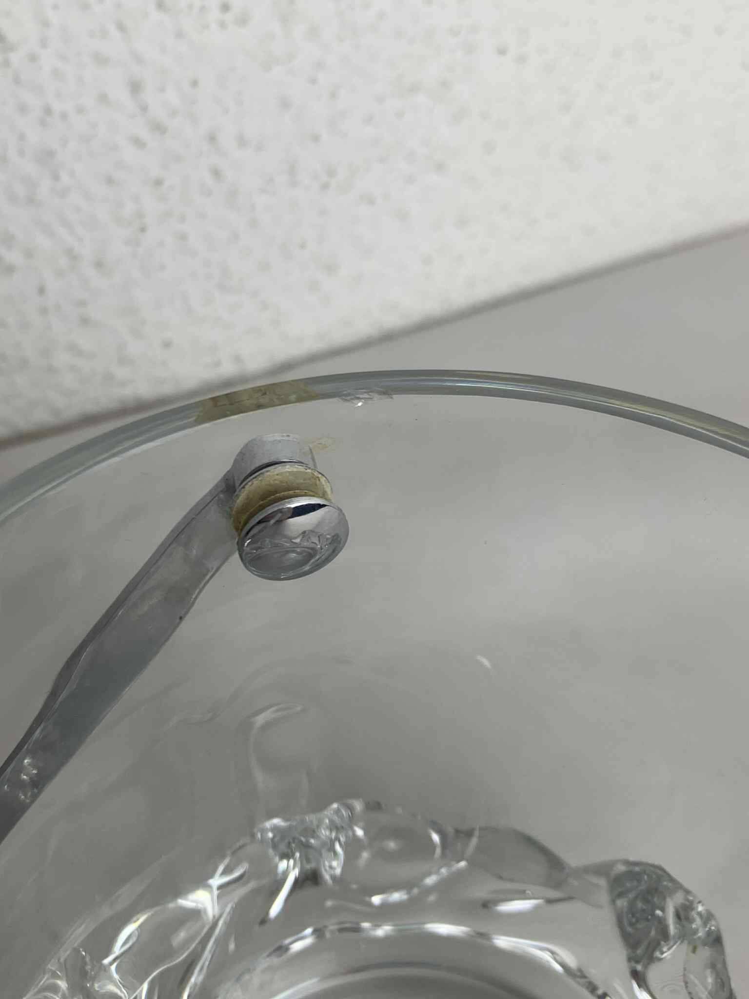 Daum Sorcy crystal ice bucket