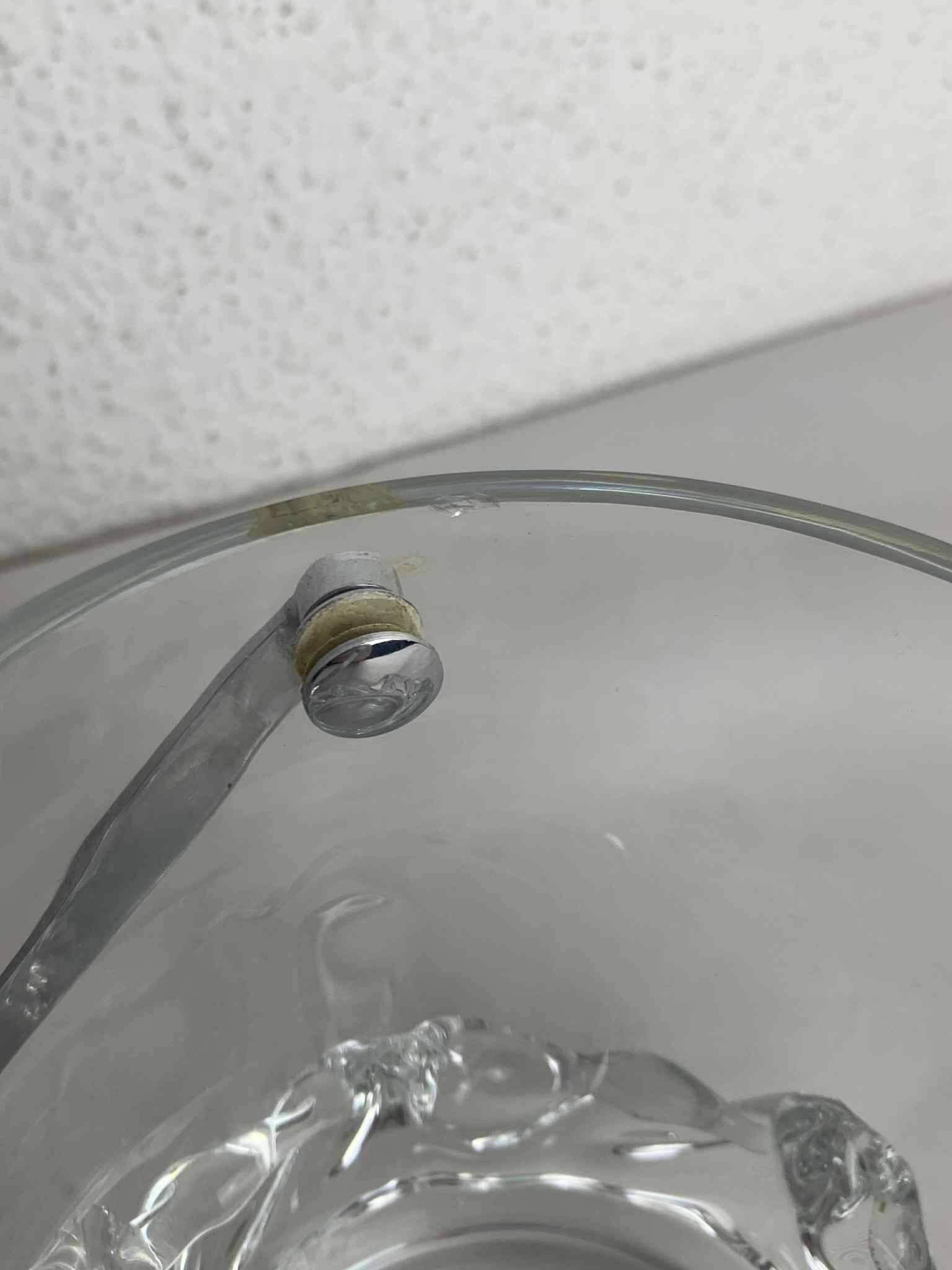 Seau à glace Daum Sorcy en cristal