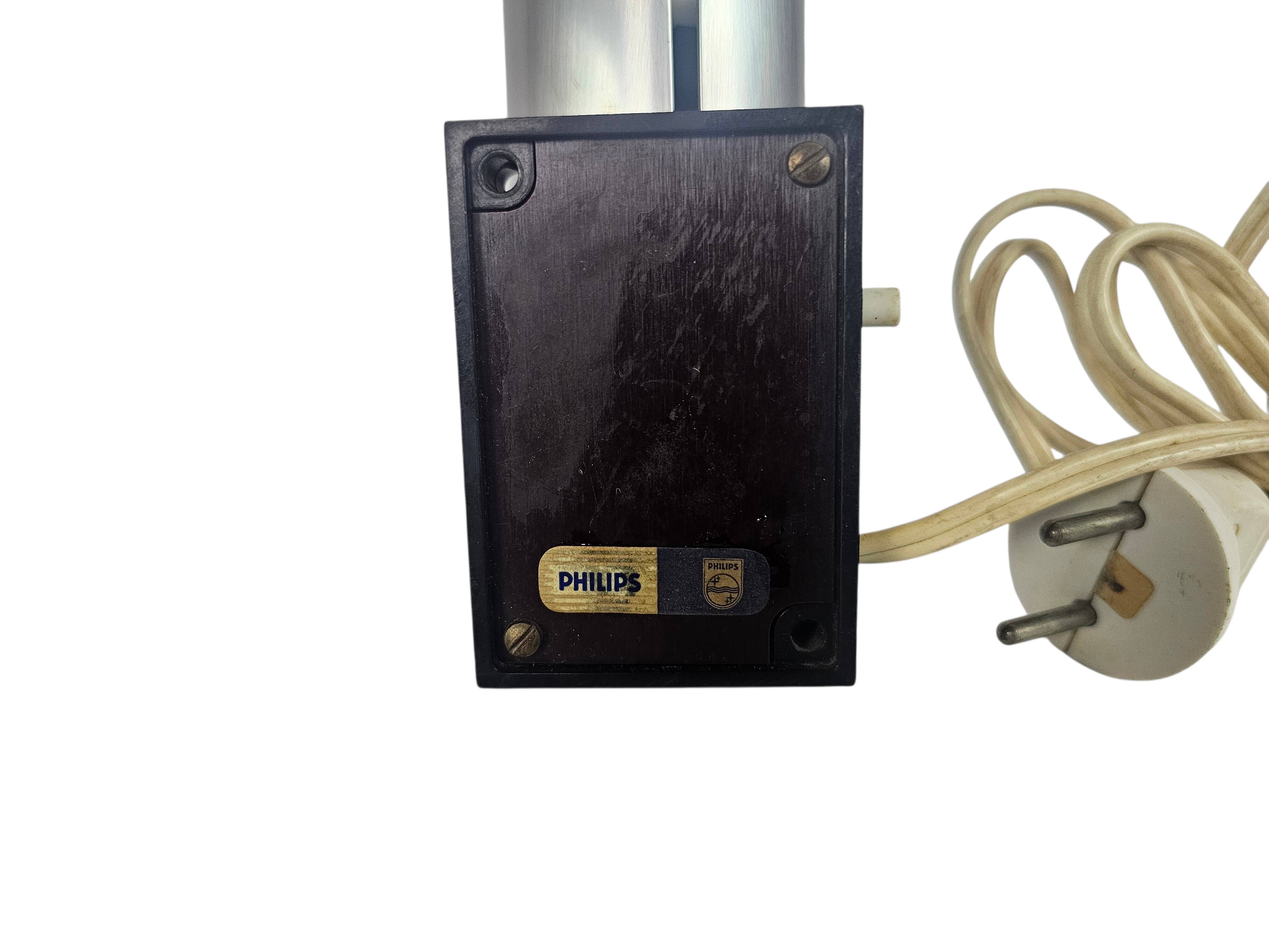 Dutch design - Philips - NWD 114/00 - wall lighting - Fuga - silver - 70's