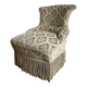 Fauteuil cocktail vintage / fauteuil / fauteuil une place avec franges