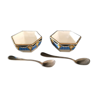 Salerons art deco Astral Limoges