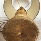 Lampe à poser bois vintage