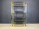 Vintage brass and chrome wall unit, 1970s