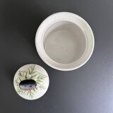 Olive slip sugar bowl