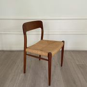 Set 4 chairs by Niels Otto Møller 1960
