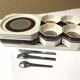 Serving dessert 12 pieces porcelain & Villeroy Boch Avant-garde design modernist vintage 70