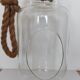 Large hanging glass vase