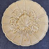 Sarreguemines plates and dishes - vine leaves and grapes decoration