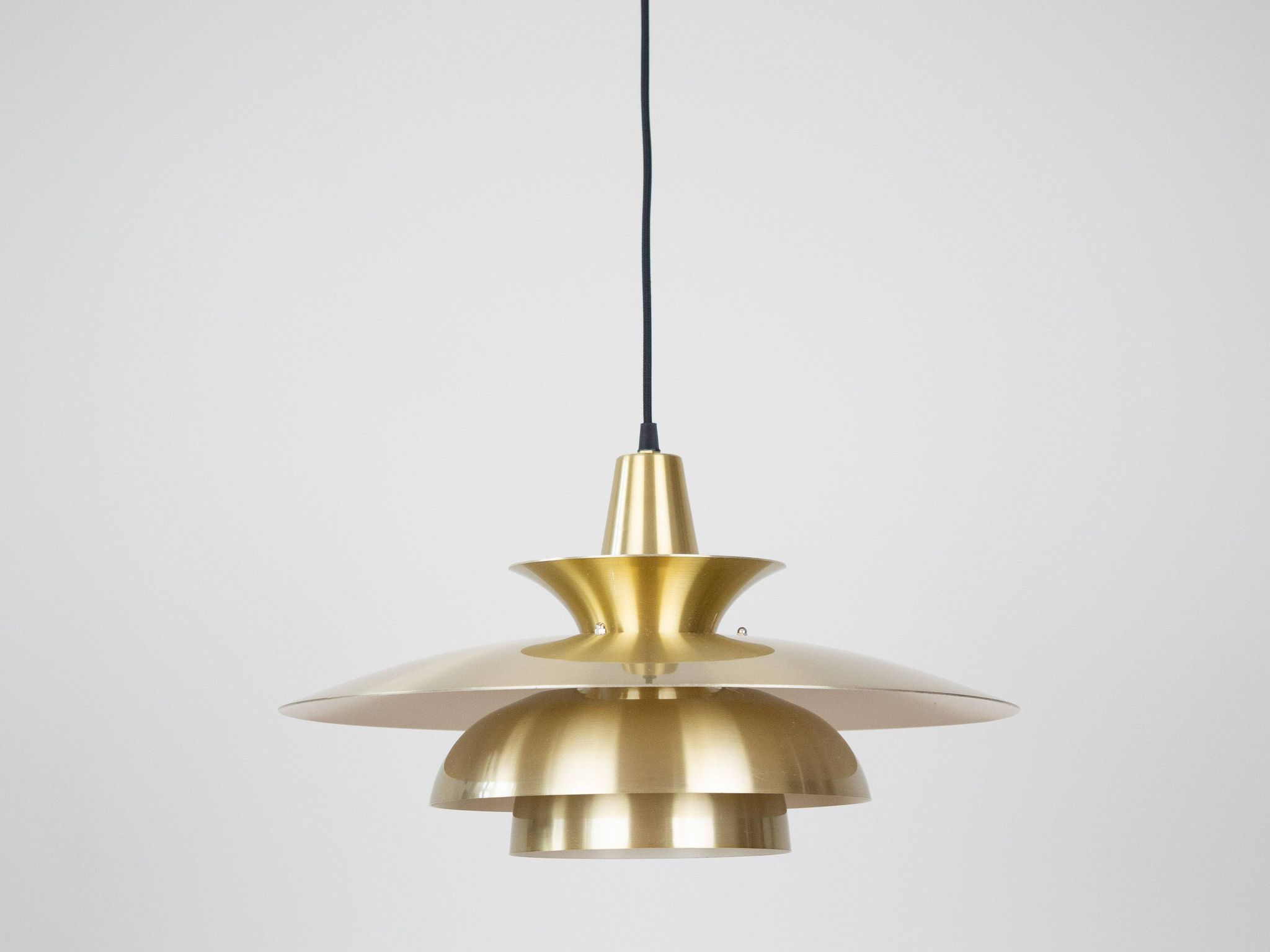 Danish vintage pendant lamp Roma by Junge, 1980s
