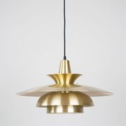 Danish vintage pendant lamp Roma by Junge, 1980s
