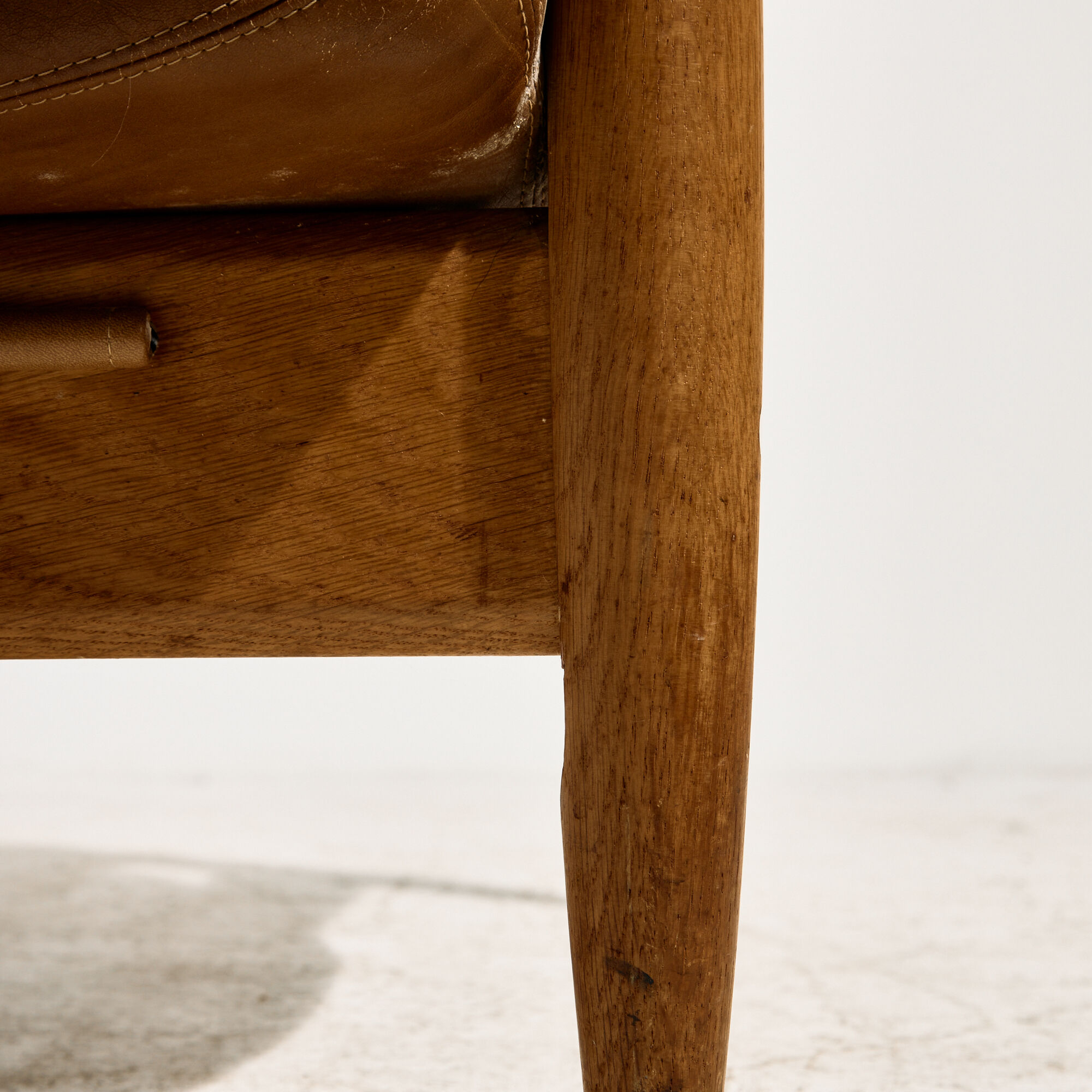Danish leather lounge chair