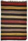 Grand Turkish Kilim Yuruk Vintage Stripe 220x335 cm Red Yellow Beige