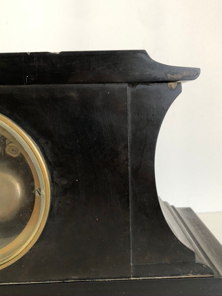 Black marble fireplace pendulum